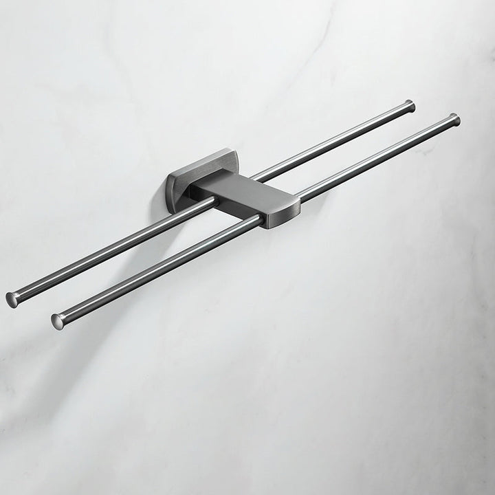 Lisslune | Modern Silver Bathroom Accessories As Individual Piece Or In Set With Towel Bar