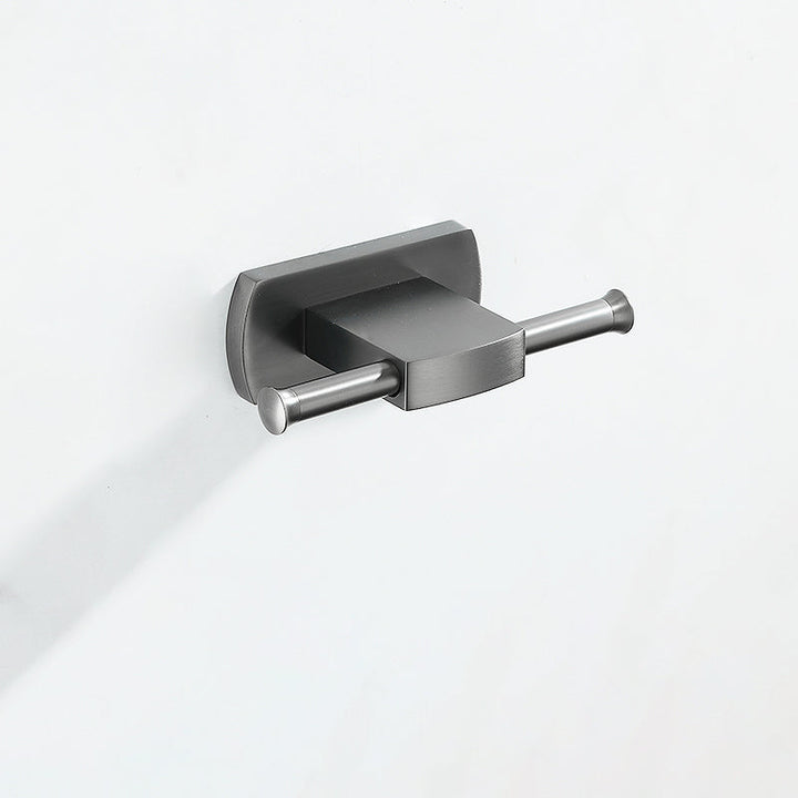 Lisslune | Modern Silver Bathroom Accessories As Individual Piece Or In Set With Towel Bar