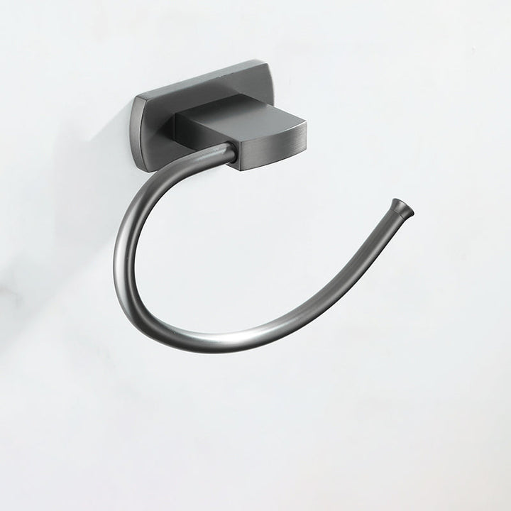 Lisslune | Modern Silver Bathroom Accessories As Individual Piece Or In Set With Towel Bar