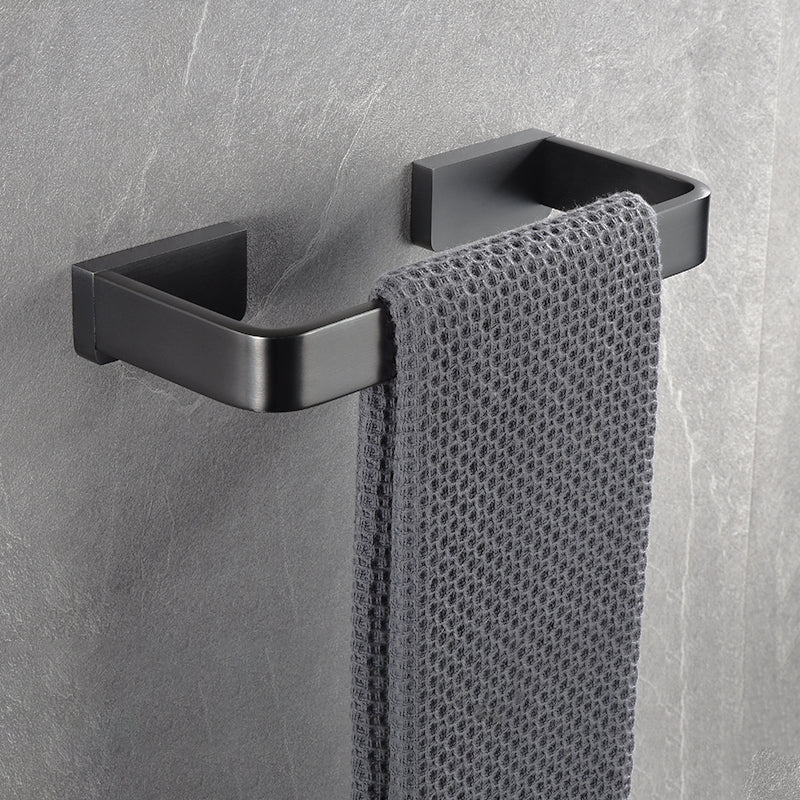 Lisslune | Gray metal modern bathroom accessories as a single item or as a set