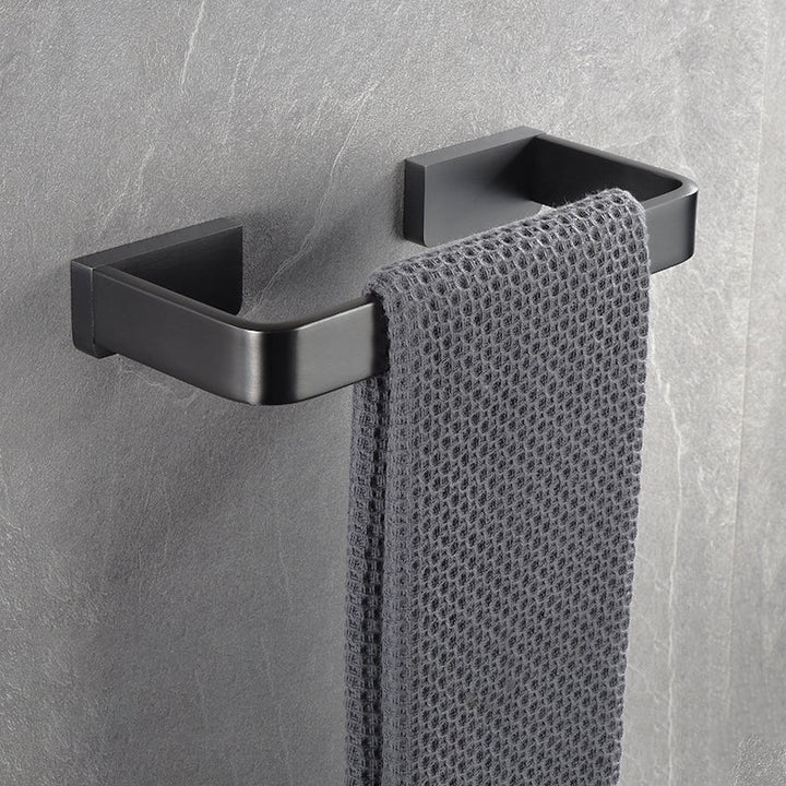 Lisslune | Gray metal modern bathroom accessories as a single item or as a set