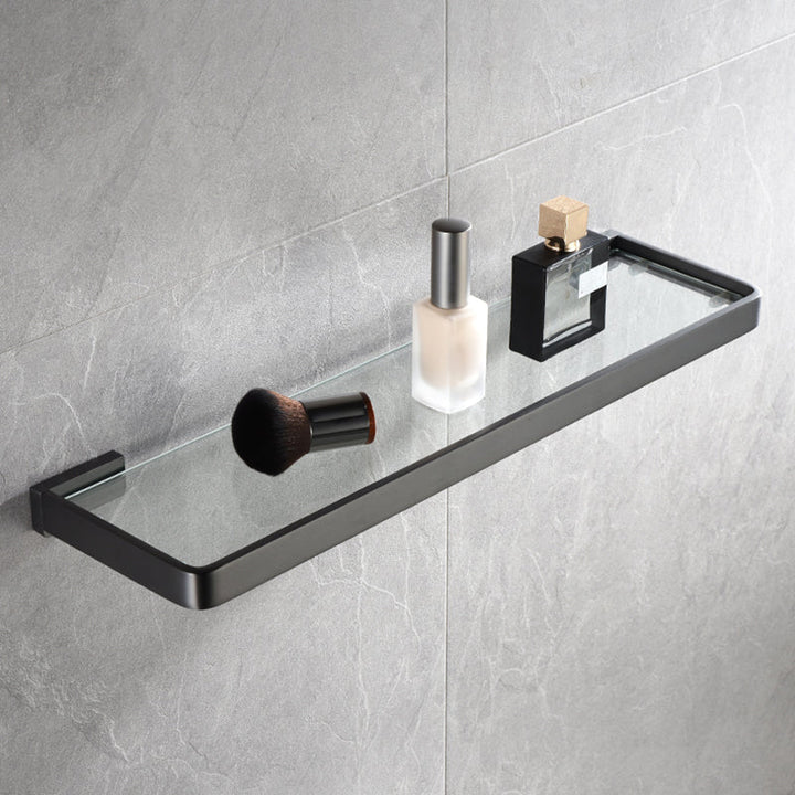 Lisslune | Gray metal modern bathroom accessories as a single item or as a set