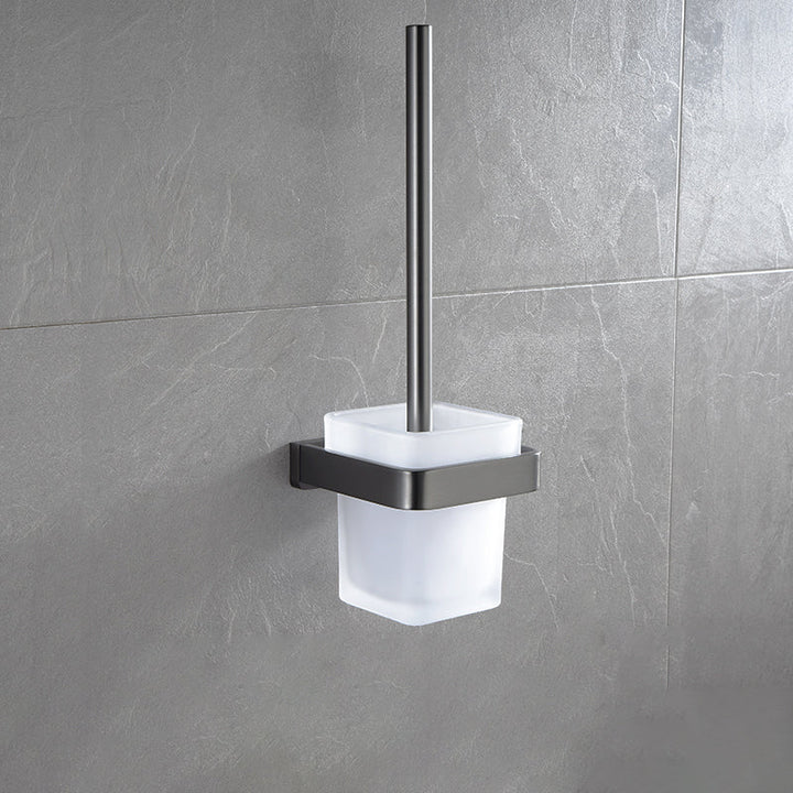 Lisslune | Gray metal modern bathroom accessories as a single item or as a set