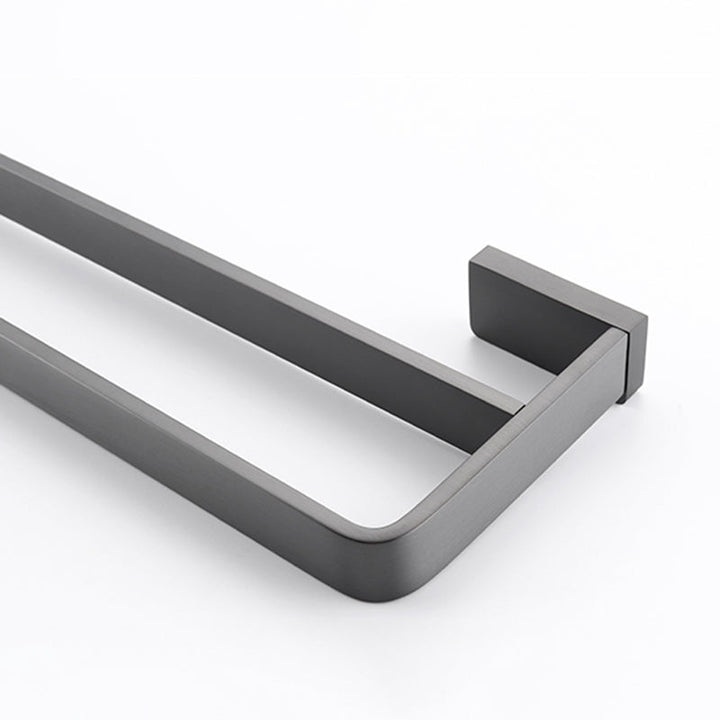 Lisslune | Gray metal modern bathroom accessories as a single item or as a set