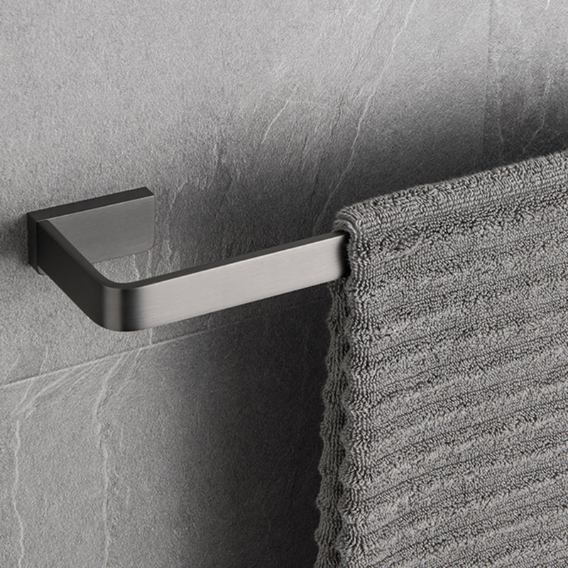 Lisslune | Gray metal modern bathroom accessories as a single item or as a set