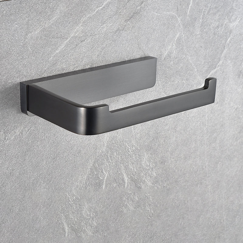 Lisslune | Gray metal modern bathroom accessories as a single item or as a set