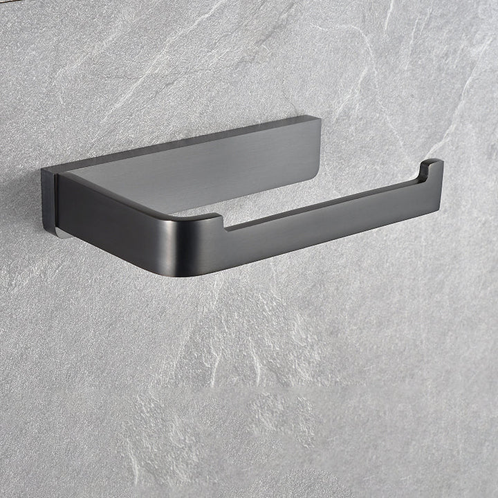 Lisslune | Gray metal modern bathroom accessories as a single item or as a set