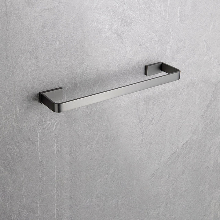 Lisslune | Gray metal modern bathroom accessories as a single item or as a set