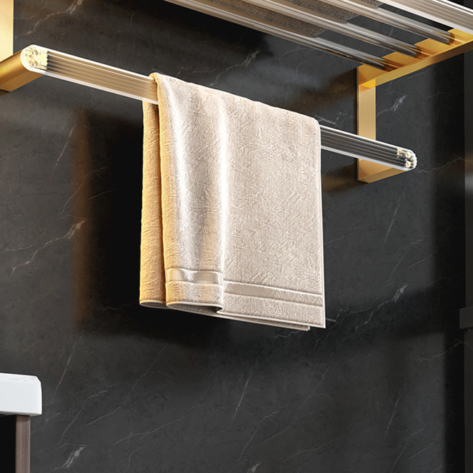 Lisslune | Plastic Modern Bathroom Accessories Hardware Set with Bathroom Shelf