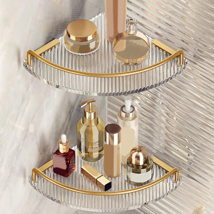 Lisslune | Modern Golden Bathroom Accessories Single Piece or in Set with Bathroom Shelf