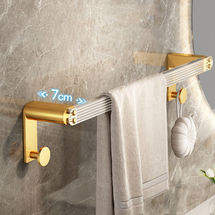 Lisslune | Modern Golden Bathroom Accessories Single Piece or in Set with Bathroom Shelf