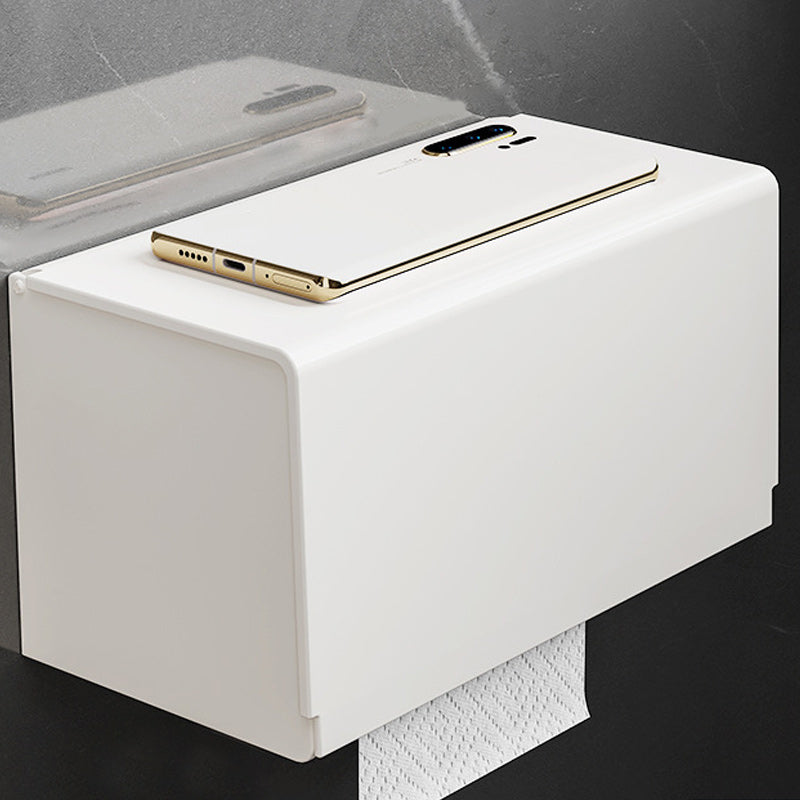 Lisslune | Modern Bathroom Accessories Set in White with Bath Shelf/Towel Bar/Bath Towel Hooks