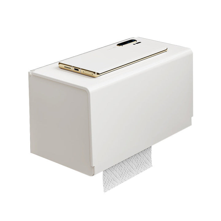 Lisslune | Modern Bathroom Accessories Set in White with Bath Shelf/Towel Bar/Bath Towel Hooks