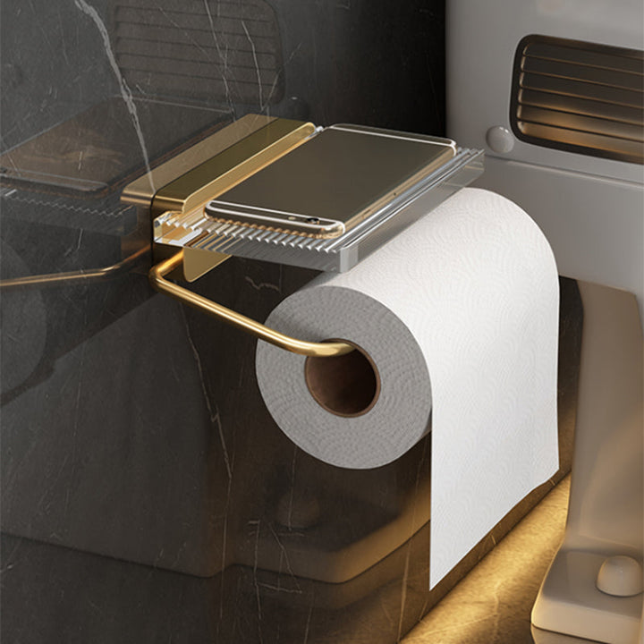 Lisslune | Modern Bathroom Accessories Set Bathroom Shelf Gold Towel Holder Bathroom Hardware Set