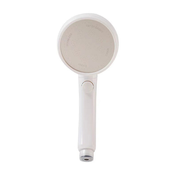 Lisslune | Plastic Handheld Showerhead White Standard Spray Round Wall-mounted Swivel Showerhead