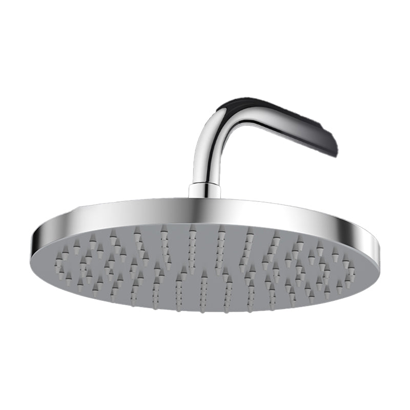 Lisslune | Metal Shower Combo Contemporary Fixed Shower Head with Round and Rectangular Shape