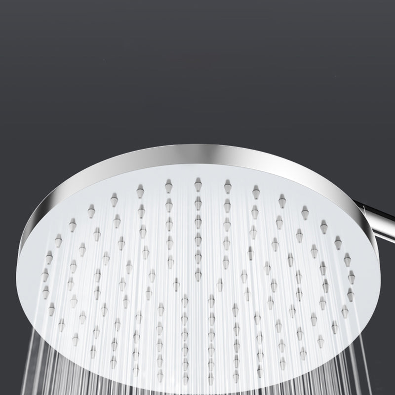 Lisslune | Metal Shower Combo Contemporary Fixed Shower Head with Round and Rectangular Shape