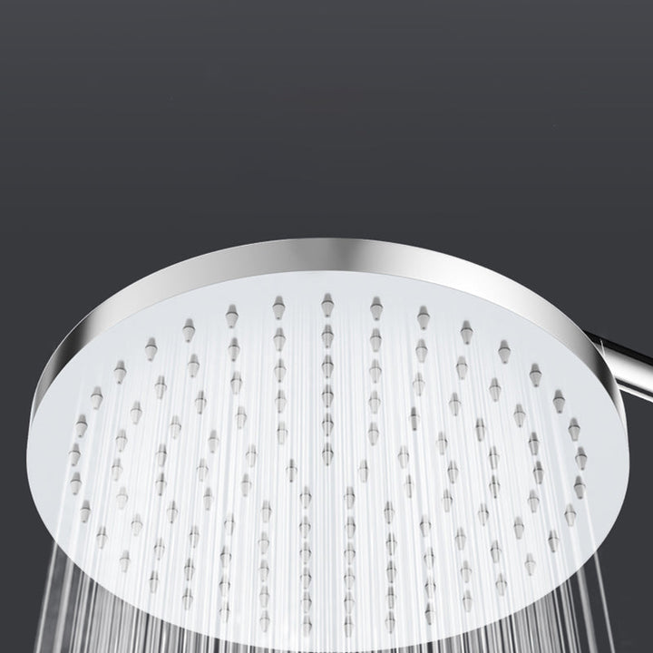 Lisslune | Metal Shower Combo Contemporary Fixed Shower Head with Round and Rectangular Shape