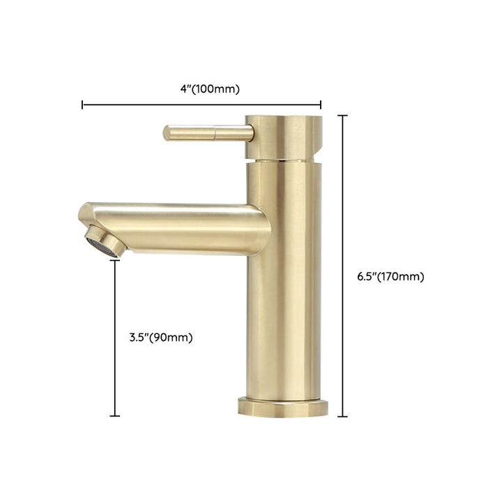 Lisslune | Deck Mounted Roman Tub Faucet Low Arc Tub Faucet Set in Gold