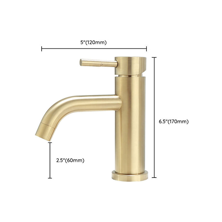 Lisslune | Deck Mounted Roman Tub Faucet Low Arc Tub Faucet Set in Gold