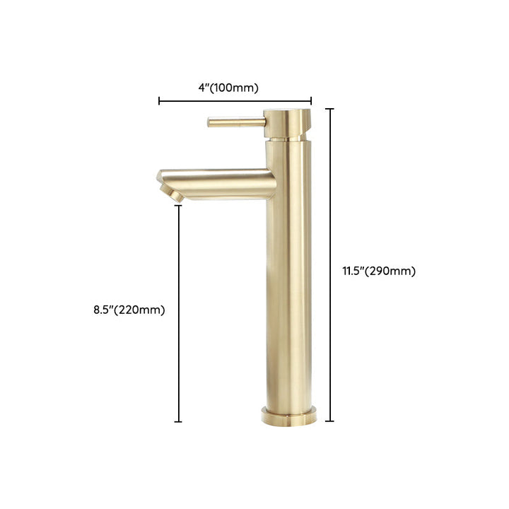 Lisslune | Deck Mounted Roman Tub Faucet Low Arc Tub Faucet Set in Gold