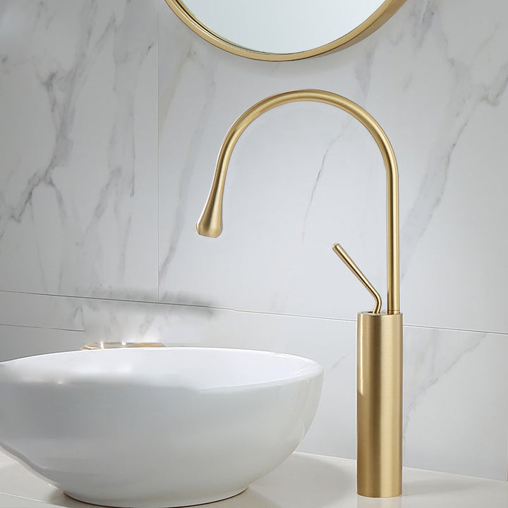 Lisslune | Wall-mounted metal bathtub faucet bathtub filler single lever shower faucet