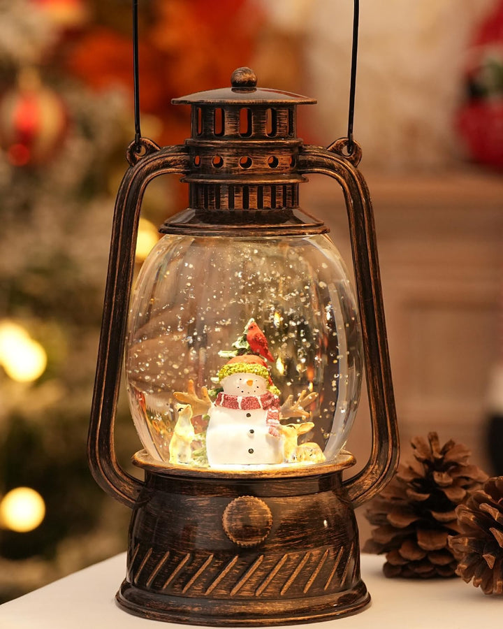Lisslune | Autumn Gloss Decorative Lamp with Pumpkins – Warm LED Light and 6-Hour Timer