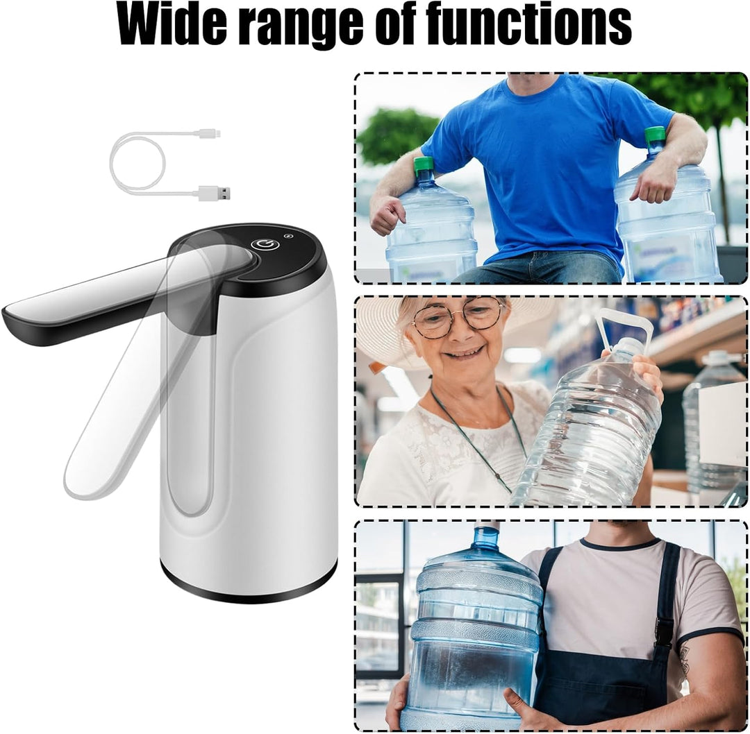 Lisslune | Portable USB Rechargeable Water Dispenser – Hydravo (1+1 FREE)