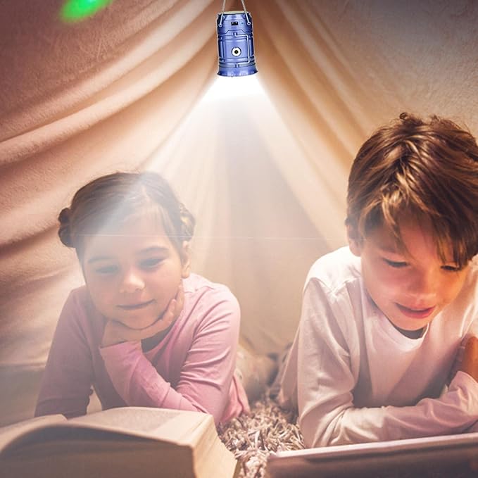 Lisslune | Solar Camping Lamp with USB Charging – Portable LED Lantern for Outdoor Activities and Emergencies