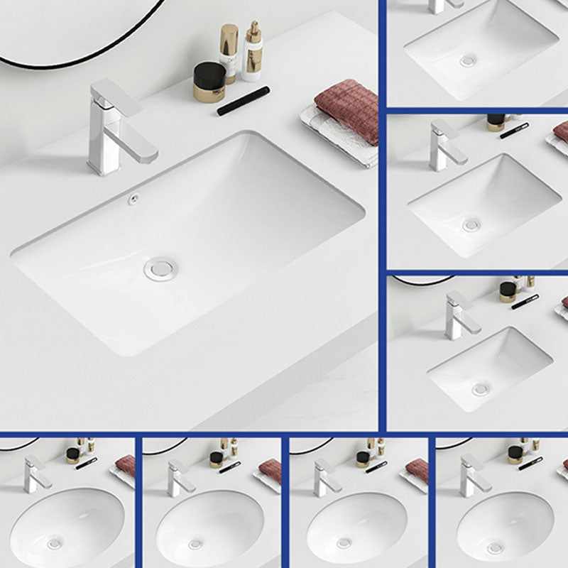 Lisslune | Modern Oval Wash Stand Ceramic Table Installation Sink Bathroom