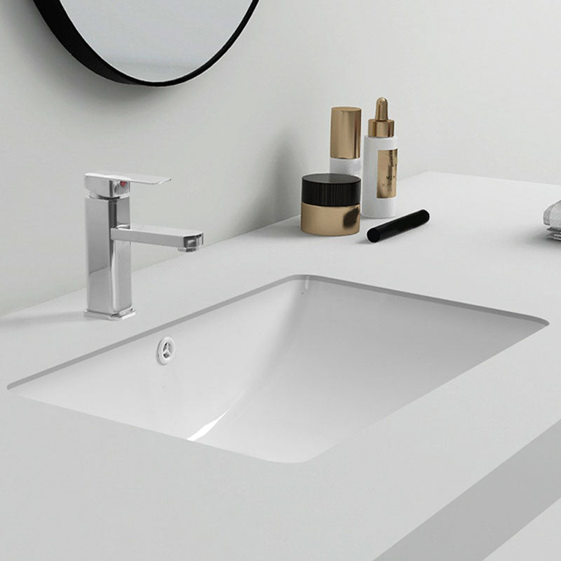 Lisslune | Modern Oval Wash Stand Ceramic Table Installation Sink Bathroom