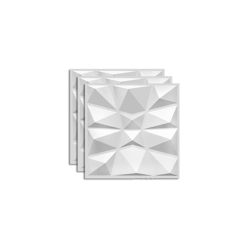 Lisslune | Modern Zinc Back Wall Panel Smooth Upholstered Wall Ceiling in Black and White