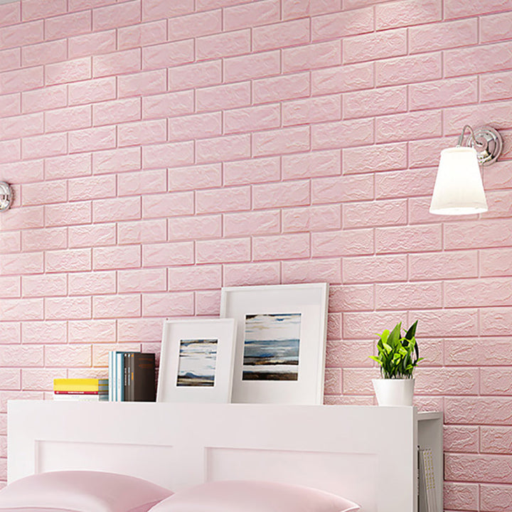 Lisslune | Back Wall Panels 3D Embossing Peel and Stick Wall Covering for the Living Room