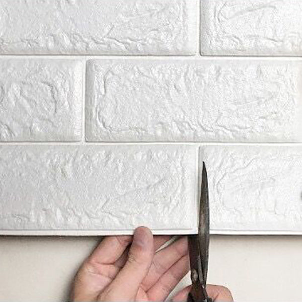 Lisslune | Back Wall Panels 3D Embossing Peel and Stick Wall Covering for the Living Room
