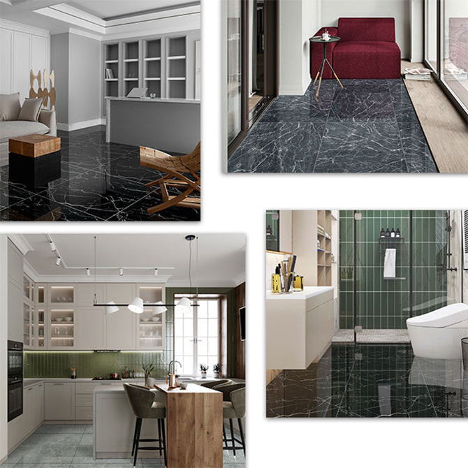 Lisslune | Waterproof Wallpaper PVC Single Tiles Wallpaper with Square Shape