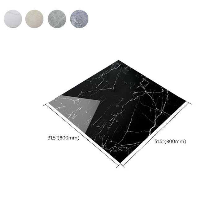Lisslune | Waterproof Wallpaper PVC Single Tiles Wallpaper with Square Shape