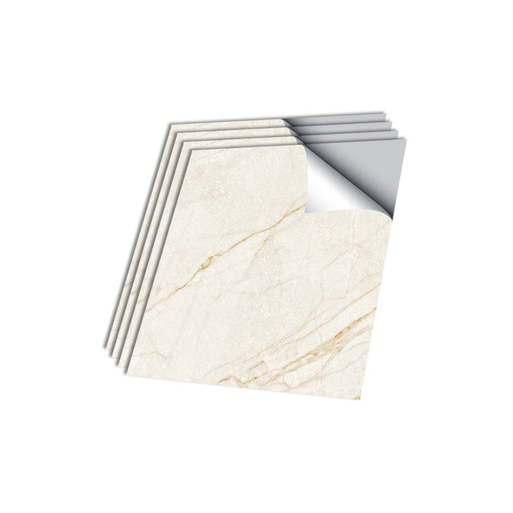 Lisslune | PVC Peel & Stick Field Tile Single Tile Waterproof Wallpaper with Square Shape