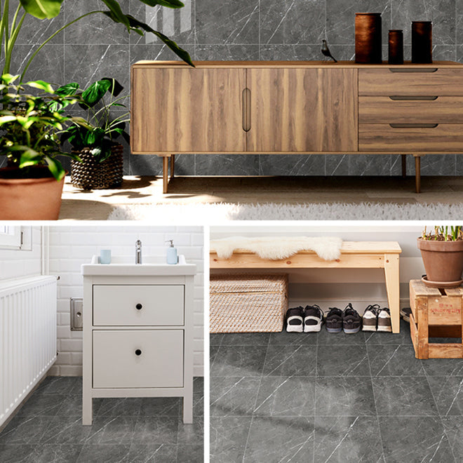 Lisslune | PVC Peel & Stick Field Tile Single Tile Waterproof Wallpaper with Square Shape