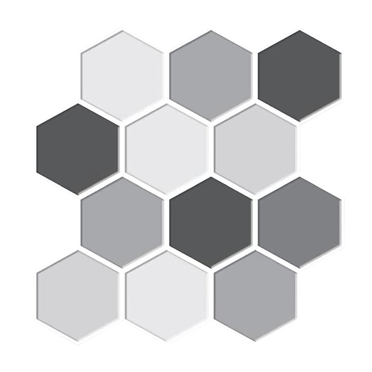 Lisslune | Mosaic Tiles Wallpaper PVC waterproof for peeling and sticking Mosaic tiles with hexagonal shape