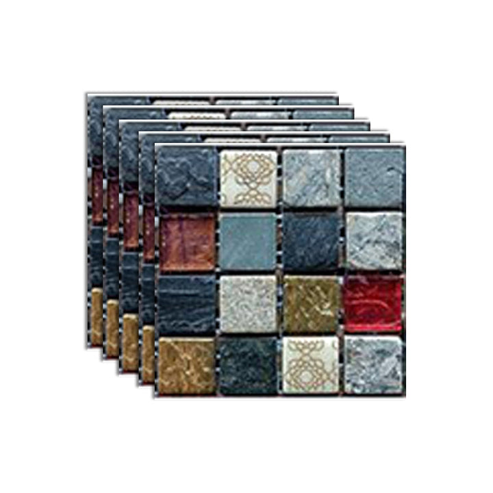 Lisslune | Mosaic tile peel and stick tiles plastic waterproof peel and stick mosaic tile