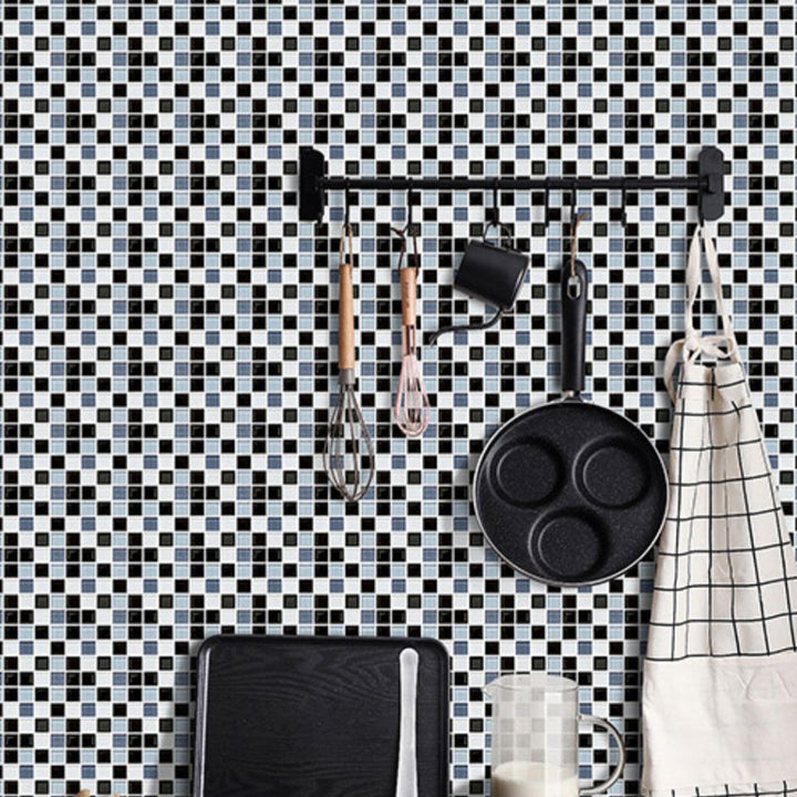 Lisslune | Mosaic tile peel and stick tiles plastic waterproof peel and stick mosaic tile