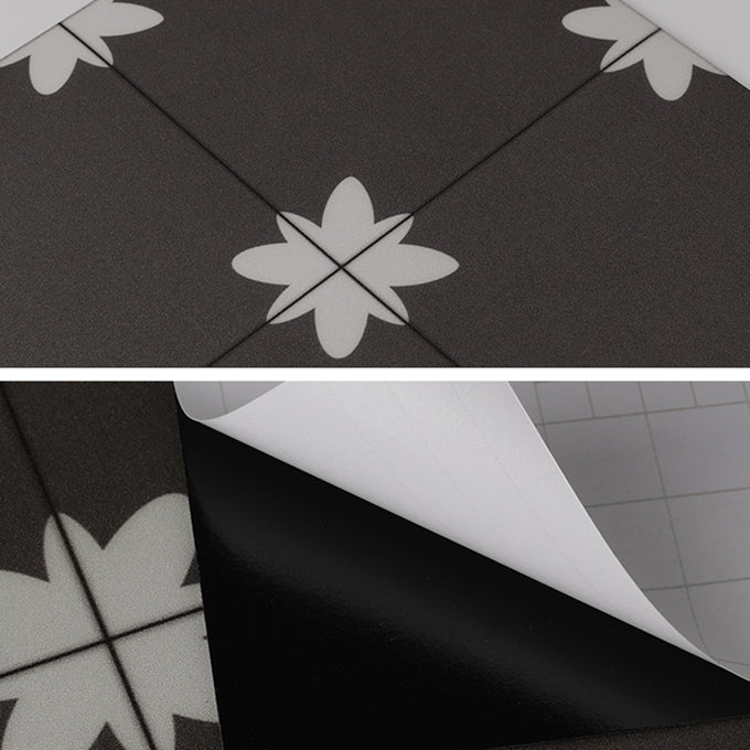Lisslune | PVC Peel and Stick Splash Protection Square Single Panel Wallpaper with Water Resistant
