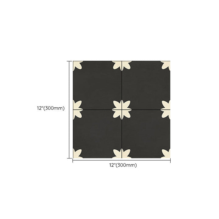 Lisslune | PVC Peel and Stick Splash Protection Square Single Panel Wallpaper with Water Resistant