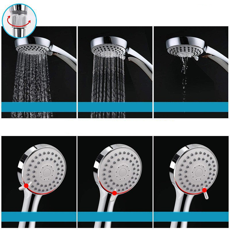 Lisslune | Classic Dual Shower Head Square Large Shower Head with Round Hand Shower