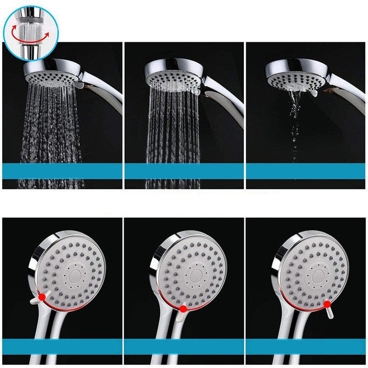 Lisslune | Classic Dual Shower Head Square Large Shower Head with Round Hand Shower