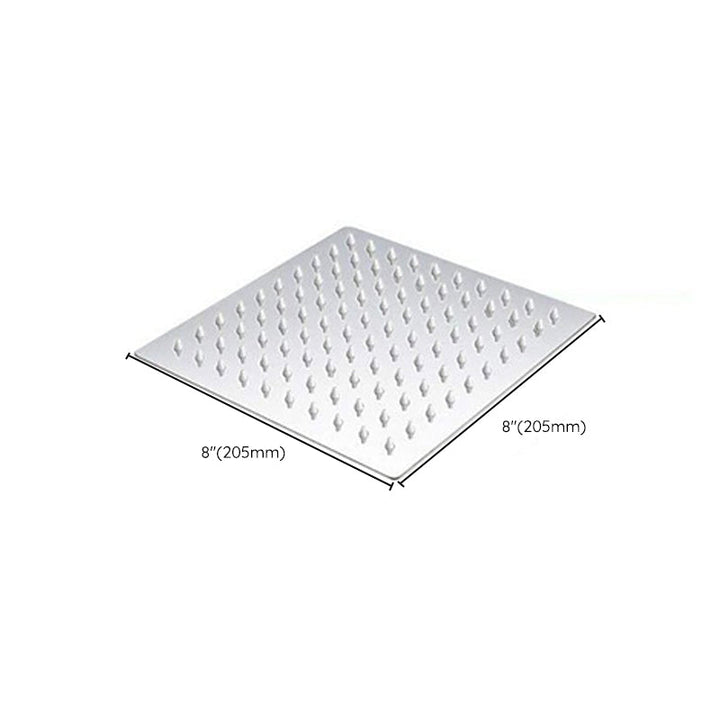 Lisslune | Classic Dual Shower Head Square Large Shower Head with Round Hand Shower