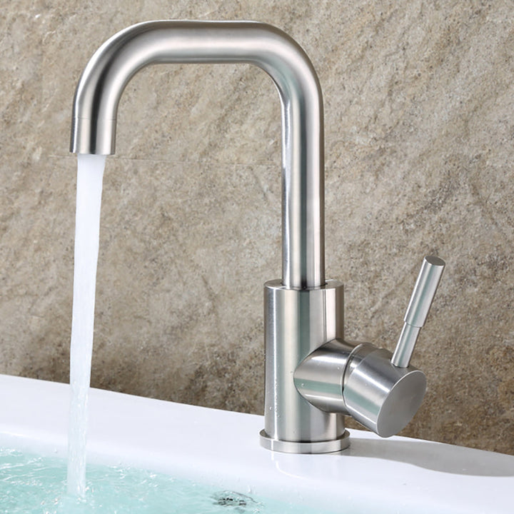 Lisslune | Deck Mounted Copper Bathtub Faucet Low Arc Central Bathtub Filler Trim