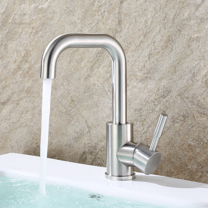 Lisslune | Deck Mounted Copper Bathtub Faucet Low Arc Central Bathtub Filler Trim