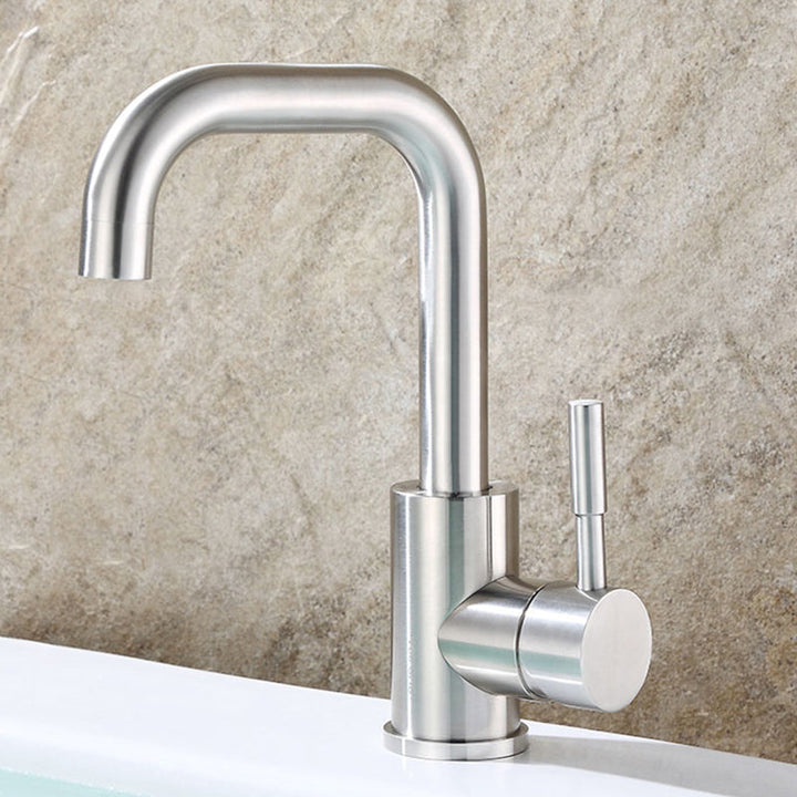 Lisslune | Deck Mounted Copper Bathtub Faucet Low Arc Central Bathtub Filler Trim