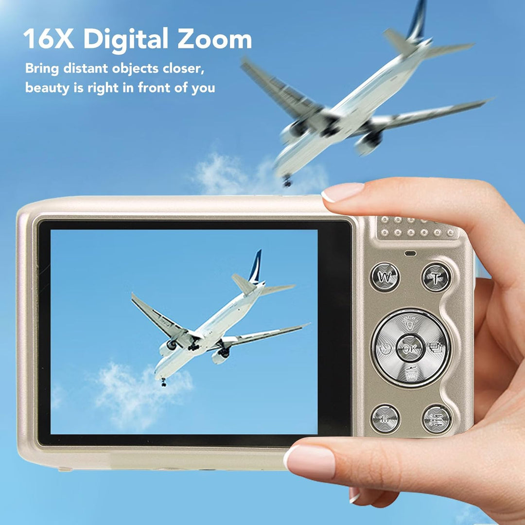 Lisslune | 4K Compact Digital Camera with 58MP Photos and 16X Zoom – Lumora